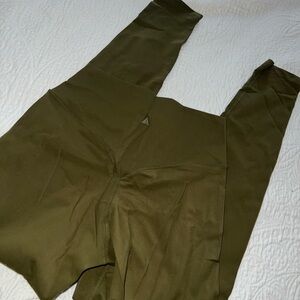 Vitality Olive Green Women's Leggings